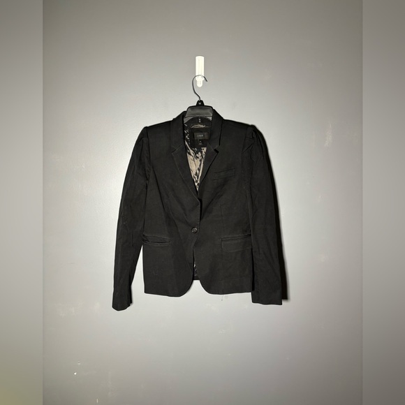 J.Crew Puff Sleeve Blazer in Stretchy Cotton Womens Size 8 - Picture 3 of 6